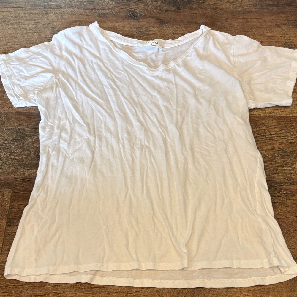 Zenana Basic White Tee